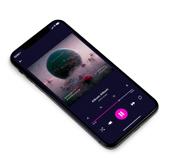 3D view of Premade Electronica & Ambient Album Cover - Tuna #10570 | AlbumArtZone*