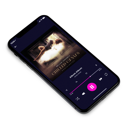 3D view of Premade Electronica & Ambient Album Cover - Cocoa Brown #10684 | AlbumArtZone*