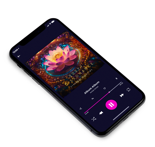 3D view of Premade Traditional Jazz & Blues Album Cover - Cocoa Brown #10944 | AlbumArtZone*