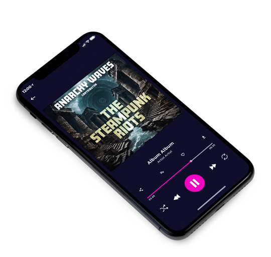 3D view of Premade Electronica & Ambient Album Cover - Shark #11151 | AlbumArtZone*