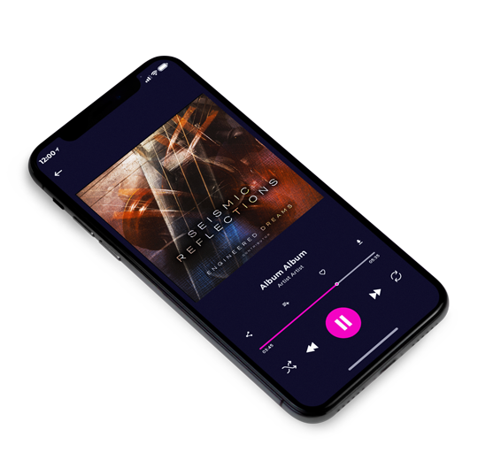 3D view of Premade Contemporary Music Album Cover - Oil #11181 | AlbumArtZone*