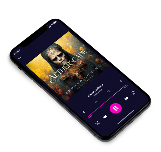 3D view of Premade Heavy Metal & Gothic Metal Album Cover - Di Serria #11238 | AlbumArtZone*