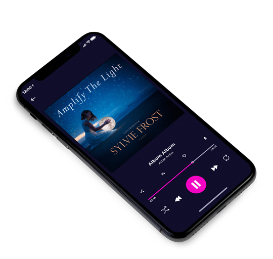 3D view of Premade Electronica & Ambient Album Cover - Black Pearl #11357 | AlbumArtZone*