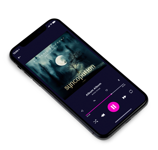 3D view of Premade Electronica & Ambient Album Cover - Bunker #11460 | AlbumArtZone*
