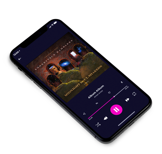 3D view of Premade Electronica & Ambient Album Cover - Oil #11492 | AlbumArtZone*