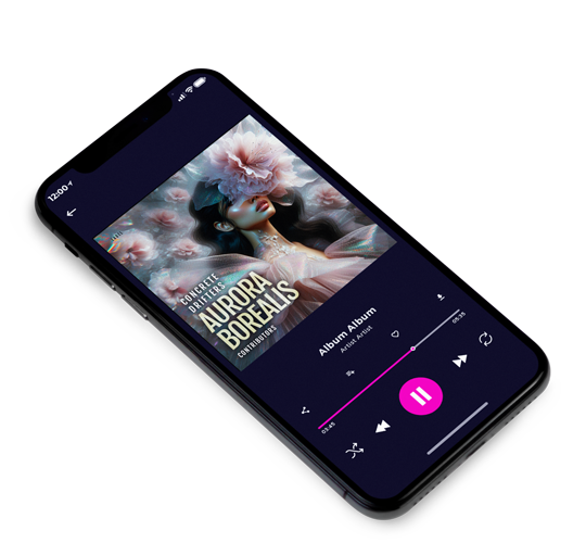 3D view of Premade Dance & House Album Cover - Gravel #11561 | AlbumArtZone*