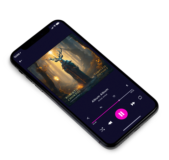 3D view of Premade Electronica & Ambient Album Cover - Dune #11586 | AlbumArtZone*