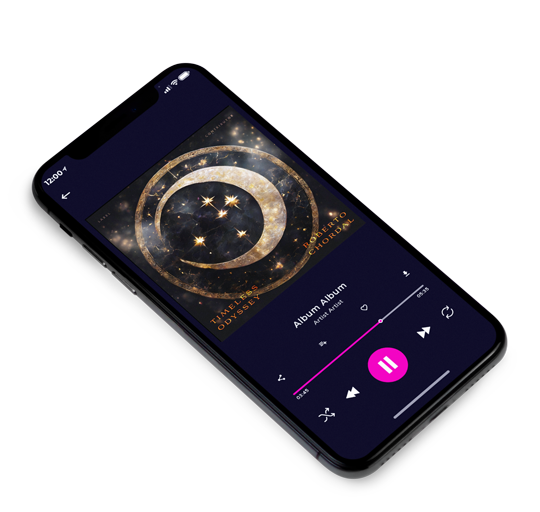 3D view of Premade Electronica & Ambient Album Cover - Thunder #11607 | AlbumArtZone*