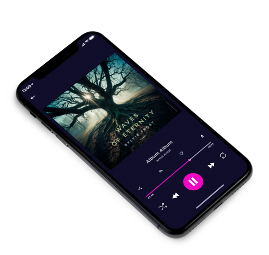 3D view of Premade Electronica & Ambient Album Cover - Bunker #11725 | AlbumArtZone*