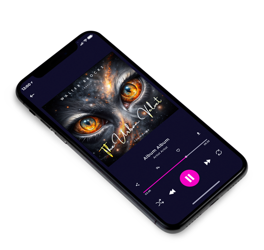 3D view of Premade Electronica & Ambient Album Cover - Thunder #11818 | AlbumArtZone*