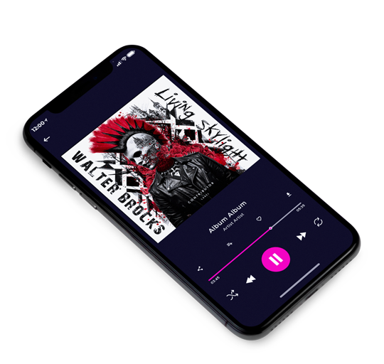 3D view of Premade Rock,Punk & Alternative Album Cover - Ebb #11826 | AlbumArtZone*