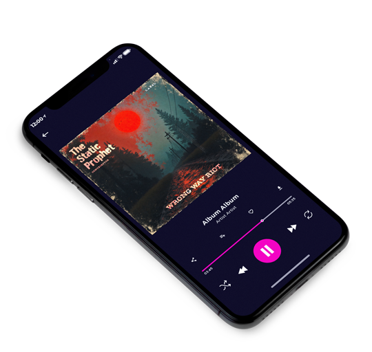 3D view of Premade Rock,Punk & Alternative Album Cover - Outer Space #11943 | AlbumArtZone*