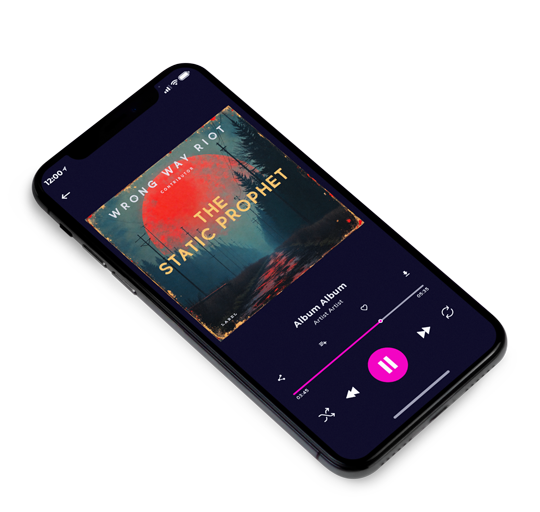 3D view of Premade Rock,Punk & Alternative Album Cover - Outer Space #11948 | AlbumArtZone*
