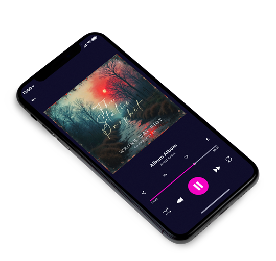3D view of Premade Electronica & Ambient Album Cover - Outer Space #11957 | AlbumArtZone*