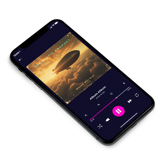3D view of Premade Indie & Folk Music Album Cover - Mondo #11980 | AlbumArtZone*