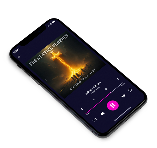 3D view of Premade Heavy Metal & Gothic Metal Album Cover - Zeus #12028 | AlbumArtZone*