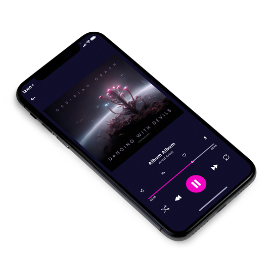 3D view of Premade Electronica & Ambient Album Cover - Baltic Sea #12055 | AlbumArtZone*