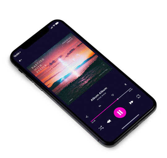 3D view of Premade Electronica & Ambient Album Cover - Baltic Sea #12079 | AlbumArtZone*