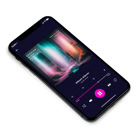 3D view of Premade Electronica & Ambient Album Cover - Outer Space #12083 | AlbumArtZone*