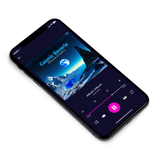 3D view of Premade Electronica & Ambient Album Cover - Firefly #16043 | AlbumArtZone*