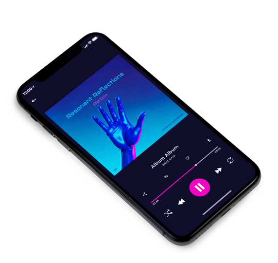 3D view of Premade Contemporary Music Album Cover - Jacksons Purple #16151 | AlbumArtZone*