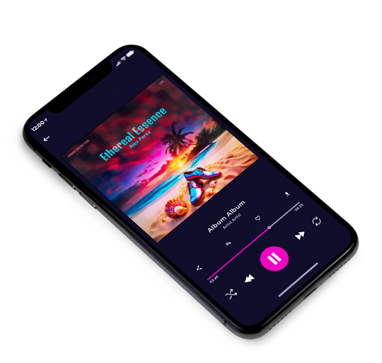 3D view of Premade Summer Hits Album Cover - Burning Sand #16182 | AlbumArtZone*