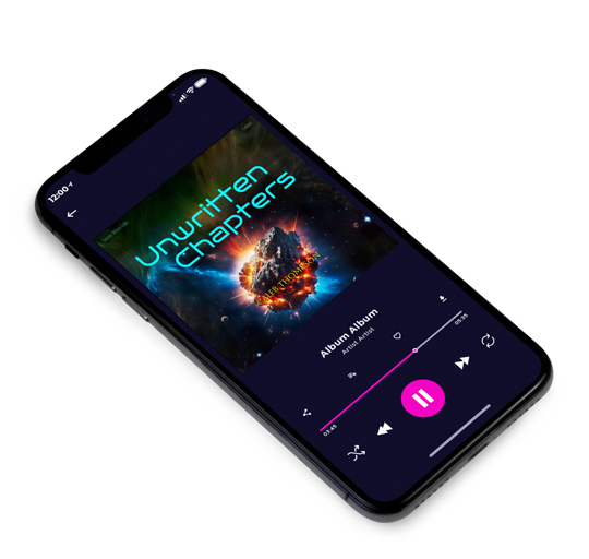 3D view of Premade Pop Album Cover - Woodsmoke #16237 | AlbumArtZone*