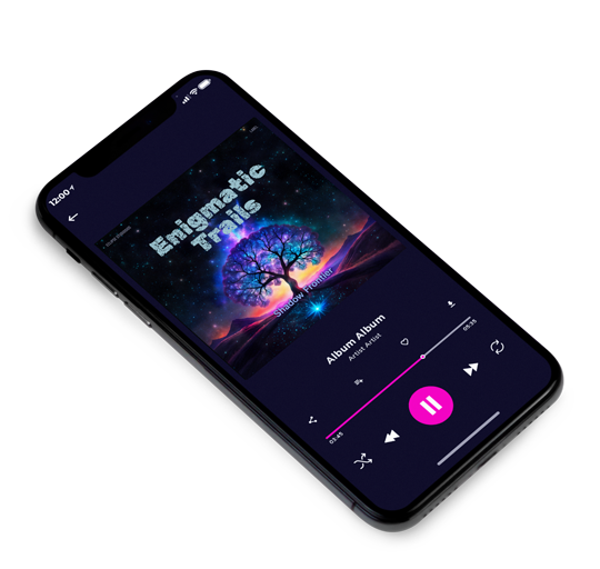 3D view of Premade Electronica & Ambient Album Cover - Cinder #16342 | AlbumArtZone*