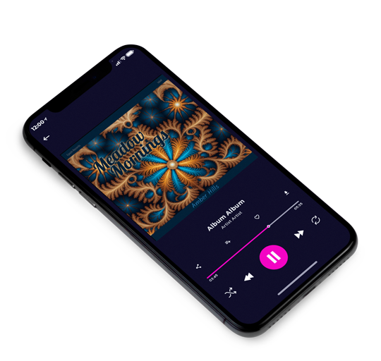 3D view of Premade Contemporary Music Album Cover - Mirage #16423 | AlbumArtZone*