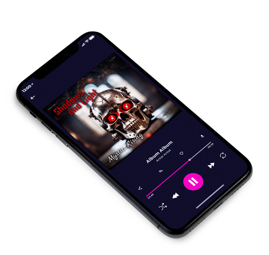 3D view of Premade Heavy Metal & Gothic Metal Album Cover - Thunder #16437 | AlbumArtZone*
