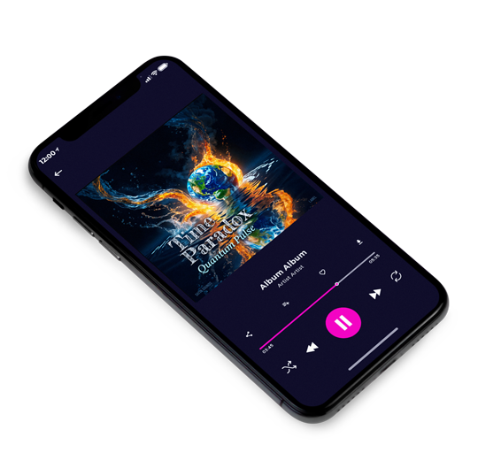 3D view of Premade Contemporary Music Album Cover - Vulcan #16453 | AlbumArtZone*
