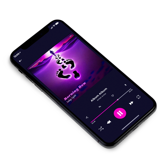 3D view of Premade Pop Album Cover - Violet #16463 | AlbumArtZone*