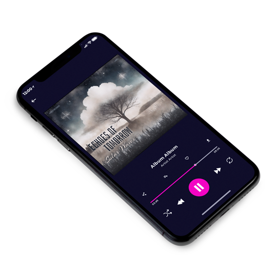 3D view of Premade Indie & Folk Music Album Cover - Tundora #16485 | AlbumArtZone*
