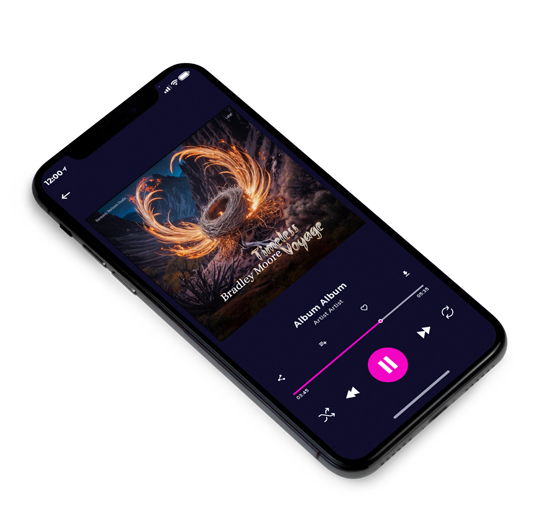 3D view of Premade Electronica & Ambient Album Cover - Thunder #16603 | AlbumArtZone*