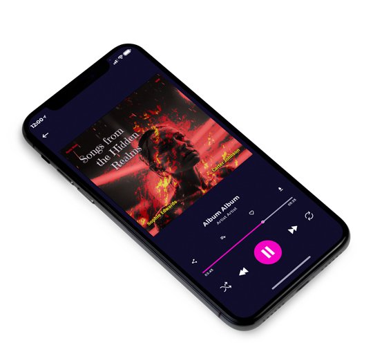 3D view of Premade Electronica & Ambient Album Cover - Crail #16622 | AlbumArtZone*
