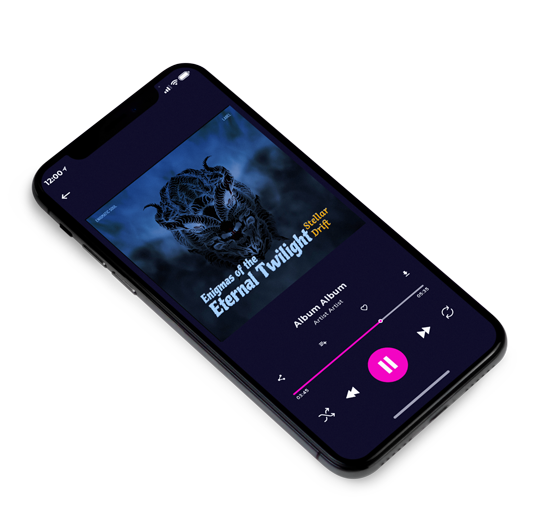 3D view of Premade Electronica & Ambient Album Cover - Mirage #16627 | AlbumArtZone*
