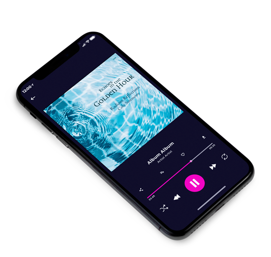 3D view of Premade Electronica & Ambient Album Cover - Glacier #16703 | AlbumArtZone*