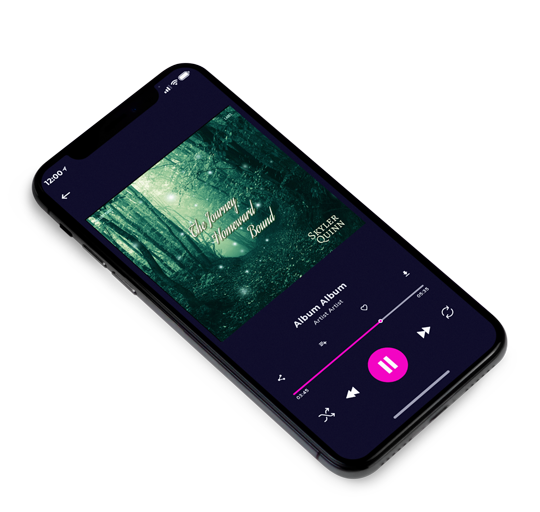 3D view of Premade Electronica & Ambient Album Cover - Timber Green #16737 | AlbumArtZone*