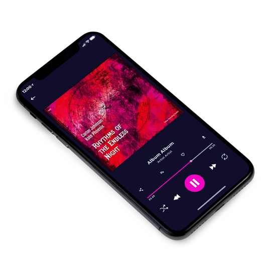 3D view of Premade Contemporary Music Album Cover - Cardinal #16741 | AlbumArtZone*