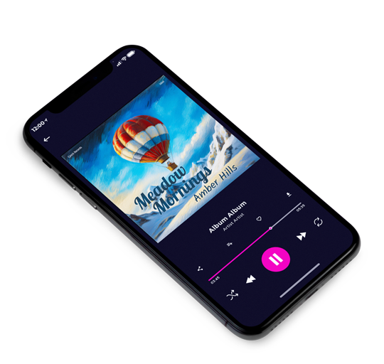 3D view of Premade Electronica & Ambient Album Cover - Wedgewood #16743 | AlbumArtZone*
