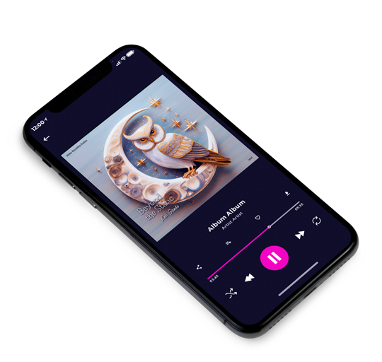 3D view of Premade Electronica & Ambient Album Cover - Mamba #16825 | AlbumArtZone*
