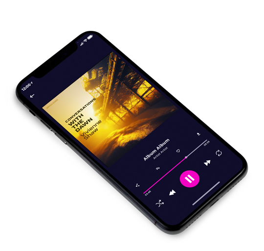 3D view of Premade Electronica & Ambient Album Cover - Old Gold #16889 | AlbumArtZone*