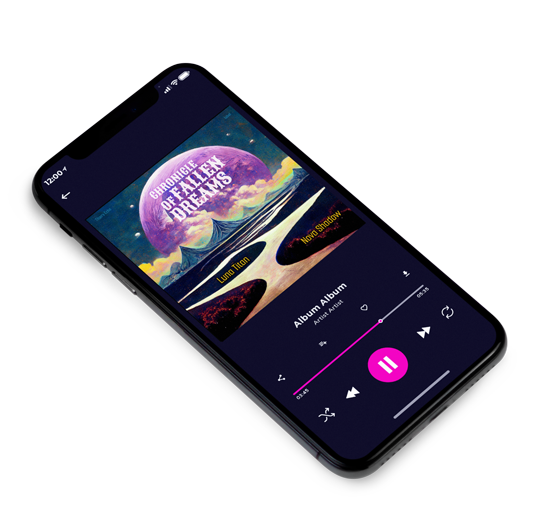 3D view of Premade Electronica & Ambient Album Cover - Eunry #16974 | AlbumArtZone*