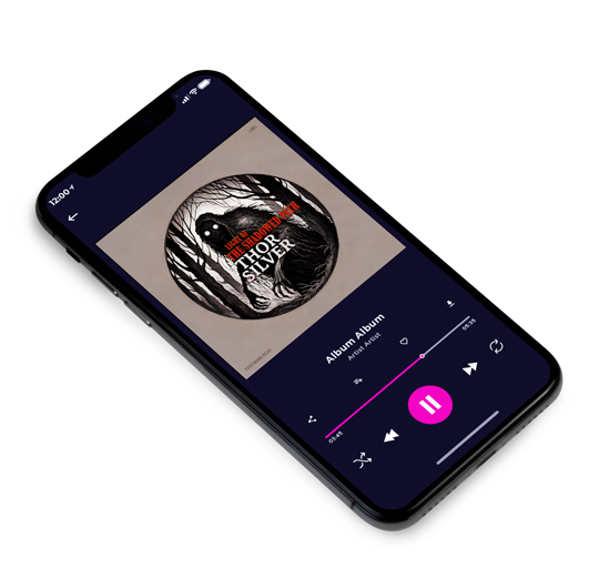 3D view of Premade Rock,Punk & Alternative Album Cover - Americano #17016 | AlbumArtZone*
