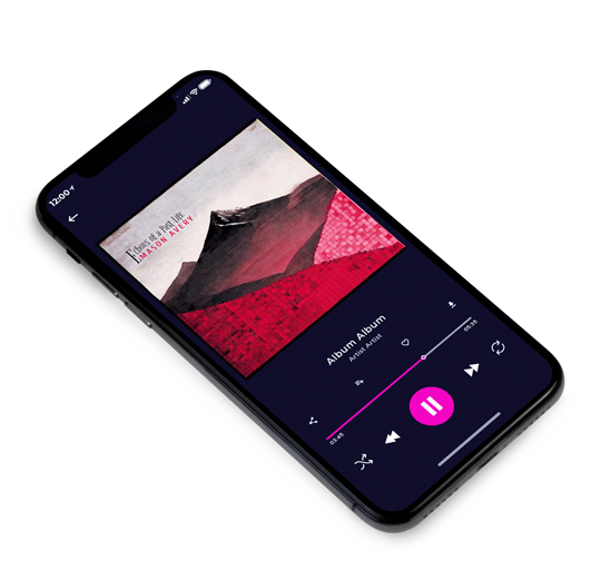 3D view of Premade Rock,Punk & Alternative Album Cover - Solid Pink #17096 | AlbumArtZone*
