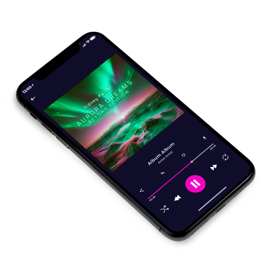 3D view of Premade Contemporary Music Album Cover - Lunar Green #17171 | AlbumArtZone*