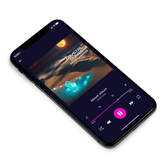 3D view of Premade Electronica & Ambient Album Cover - Outer Space #17179 | AlbumArtZone*