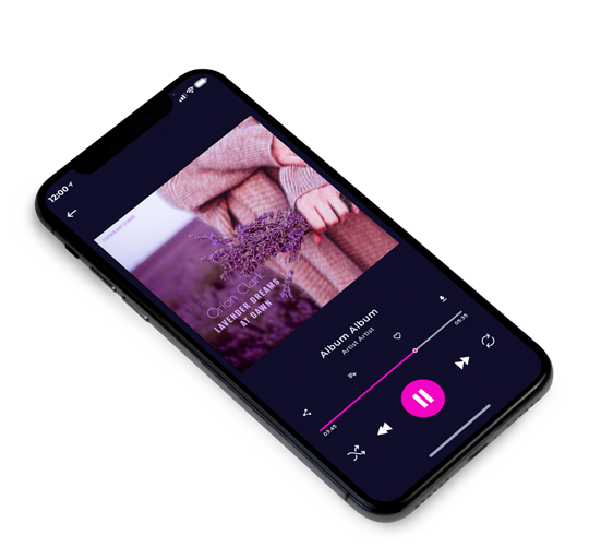 3D view of Premade Pop Album Cover - Eggplant #17191 | AlbumArtZone*