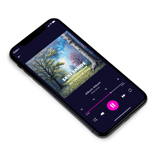 3D view of Premade Contemporary Music Album Cover - Abbey #17284 | AlbumArtZone*