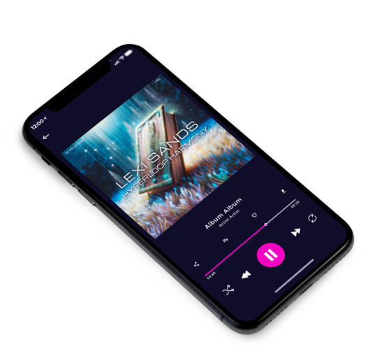 3D view of Premade EDM, House & Dub Album Cover - Oxford Blue #17289 | AlbumArtZone*